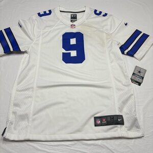 Nike NFL Dallas Cowboys Tony Romo #9 White Jersey Men’s Medium New Stains